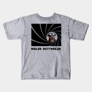 Weiler. Rottweiler. Kids T-Shirt